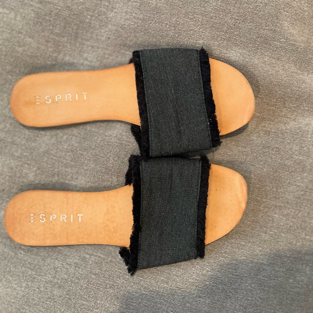 Esprit Black Women's Slide Sandals